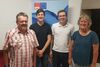 Eberhard Schneider, Nikolas Karanikolas, Christian Holzer und Britta Brandstäter